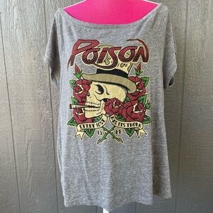 Lane Bryant Heather Gray T-Shirt